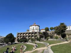Monastery of Serra do Pilar in Vila Nova de Gaia with clear blue sky