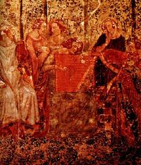 Detail of Triumph of Death by Buffalmacco showing vivid medieval imagery