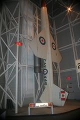 Bomarc B missile displayed at Canada Aviation Museum in Ottawa