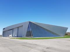 Reserve collection hangar at the Canada Aviation and Space Museum filled with various aircraft