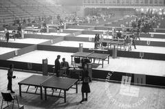 Players competing in the 1965 World Table Tennis Championships