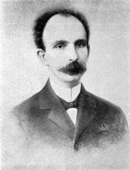 1896 crayon drawing portrait of José Martí by Federico Edelman y Pintó