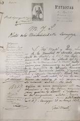 License file of José Martí from Faculty of Philosophy and Letters