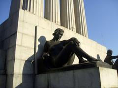 Monument to Ramos de Azevedo allegorical representation of Architecture in São Paulo Brazil