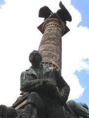 Detail of the Monument to the Heroes of the Peninsular War at Praça Mouzinho de Albuquerque in Porto