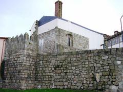 Early Roman city walls in Porto Portugal