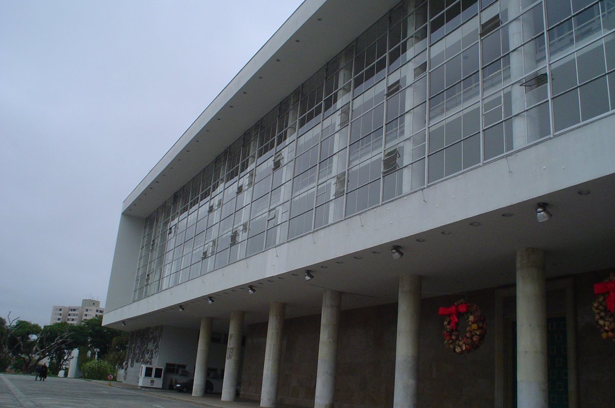 Palácio Iguaçu government building in Curitiba, Paraná, Brazil