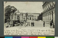 Guilherme Gaensly artwork at Largo do Palacio and Cerreio, part of Museu Paulista collection