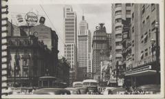 Avenida São João in São Paulo, historical photograph from the Werner Haberkorn collection
