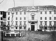 Lisbon City Hall in the 1800s before the 1863 fire