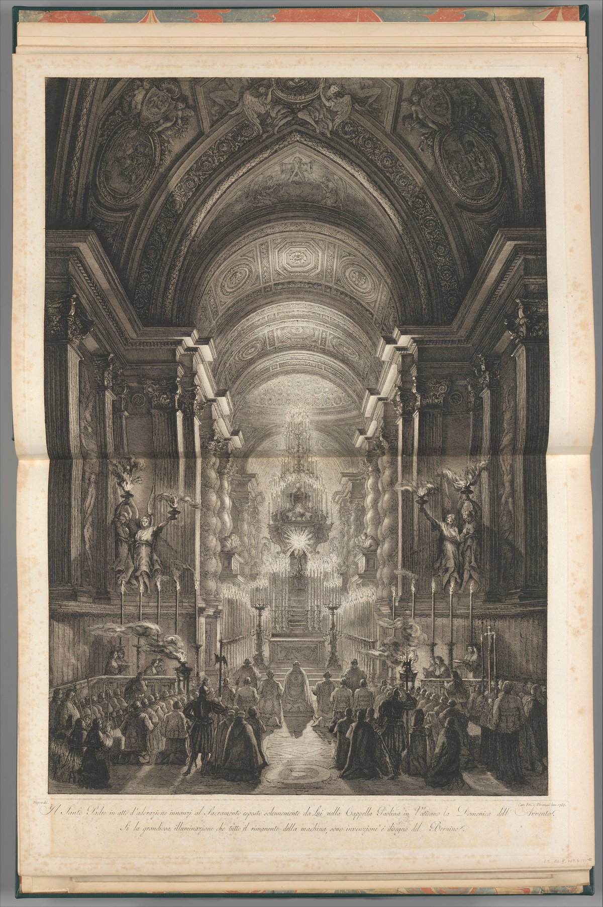 Ceremony held in the Cappella Paolina, Vatican with attendees and clergy