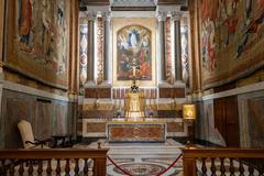 U.S. Secretary of State Michael R. Pompeo and Mrs. Susan Pompeo visiting the Sistine Chapel Vatican City