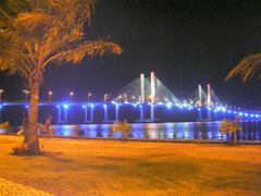 Ponte Aracaju-Barra Dos Coqueiros bridge over the river in Aracaju, Brazil during daytime