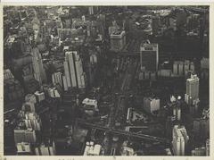 Aerial view of Anhangabaú Valley in São Paulo, Brazil