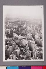 Aerial view of Anhangabaú Valley in São Paulo, Brazil