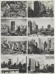 Partial views of downtown São Paulo city center with urban buildings and streets