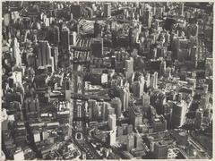 Aerial view of Avenida Nove de Julho in São Paulo with detailed urban layout