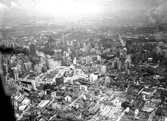 Aerial view of São Paulo cityscape showing buildings and city layout