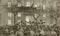 January 31, 1891 proclamation of the Republic from the windows of Porto City Hall