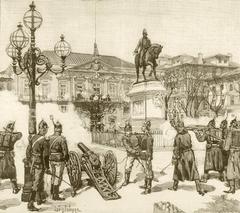 January 31 - The Revolt of Porto - Municipal guards attacking rebels in the House of Camara