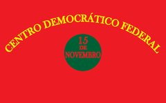 Flag of the Centro Democrático Federal 15 de Novembro used in the Brazilian Republican Revolt of January 31, 1891