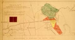 Old map showing the Sitio Morrinhos region in São Paulo city