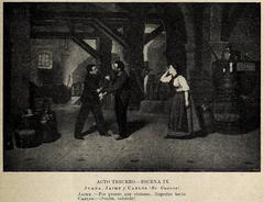 Scene IX from Act III of Doña Perfecta play