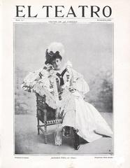 Rosario Pino performing in the play Zaza, 1900