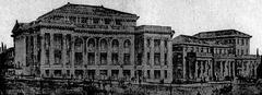 Original November 1907 architectural drawing of Tabernacle Baptist church buildings in Atlanta