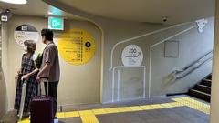 Entrance 1 of Dobutsuen-mae Station on Osaka Metro
