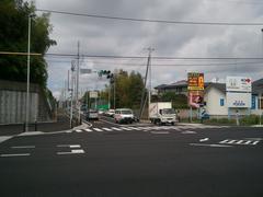 Japan National Route 6 at Hokubuichiba with vehicles and road signs