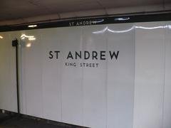 Proposed new wall covering at St. Andrew TTC subway station in Toronto