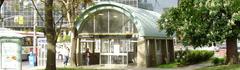 Entrance structure of Queen's Park station in Toronto