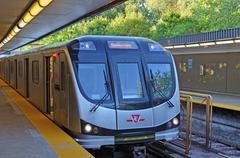 Toronto Rocket train at Rosedale subway station
