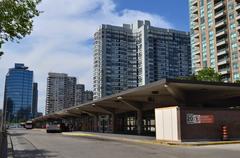 Finch Bus Terminal with buses and passengers