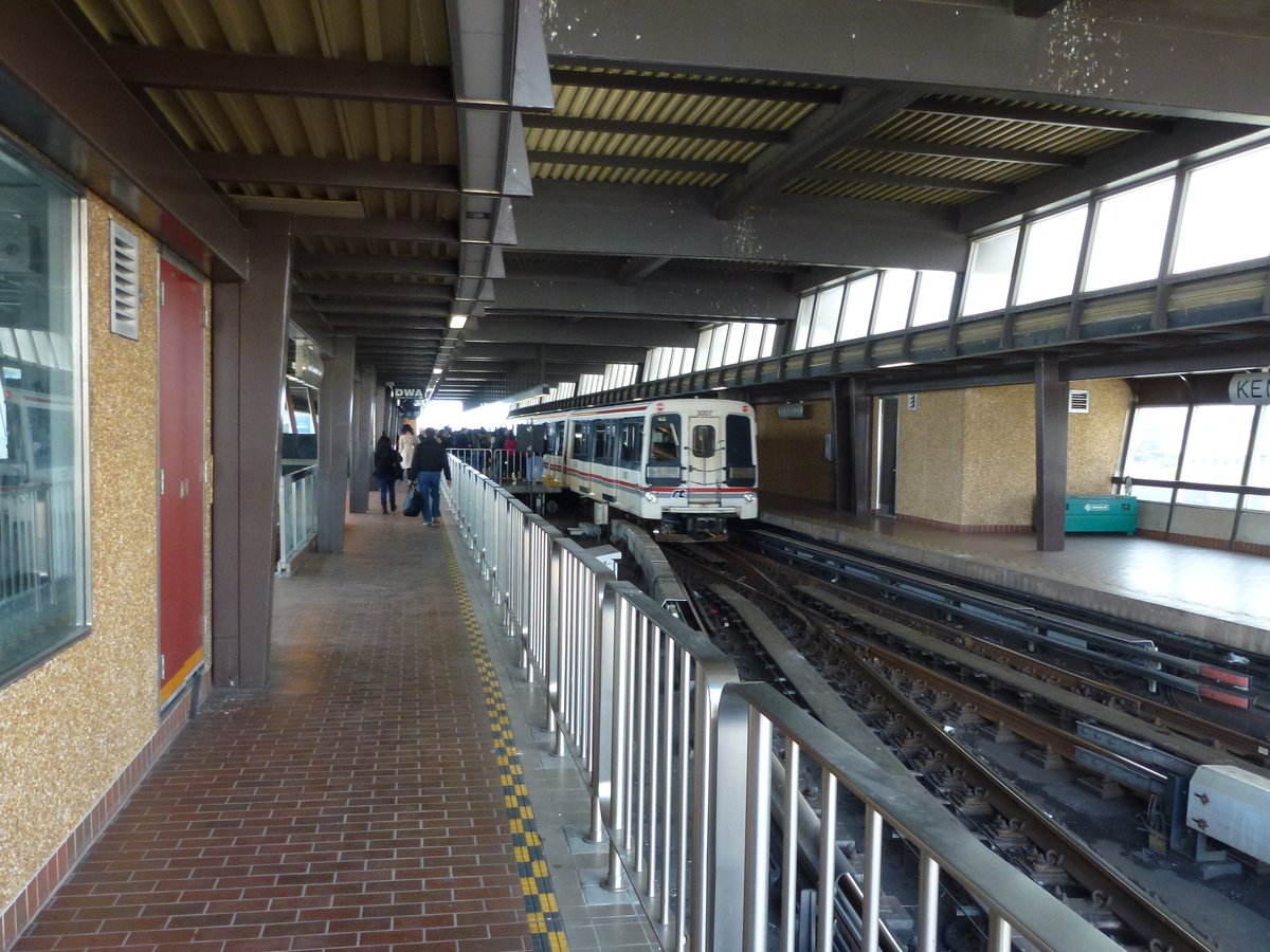Scarborough RT trainset at Kennedy Station platform