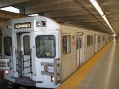 Toronto TTC subway train at Warden station