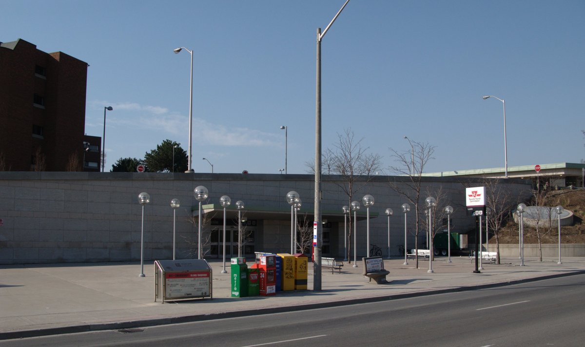 TTC Leslie station western Sheppard entrance
