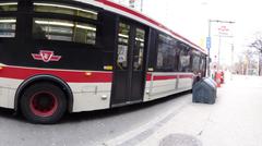 TTC bus 8174 at Sherbourne and Bloor intersection in Toronto