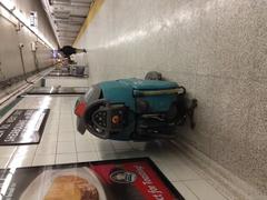 Tennant Walk Behind Floor Scrubber at Sherbourne Subway Station Platform