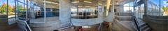 Panoramic view of TTC's original McCowan station on the Scarborough Rapid Transit line