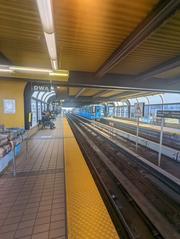 Scarborough Town Centre station on TTC's Scarborough Rapid Transit route before closure in 2022