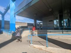 Scarborough Town Centre station on the TTC Scarborough Rapid Transit route in 2022 shortly before closure