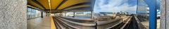 Scarborough Rapid Transit original station panorama showing the TTC train and platform