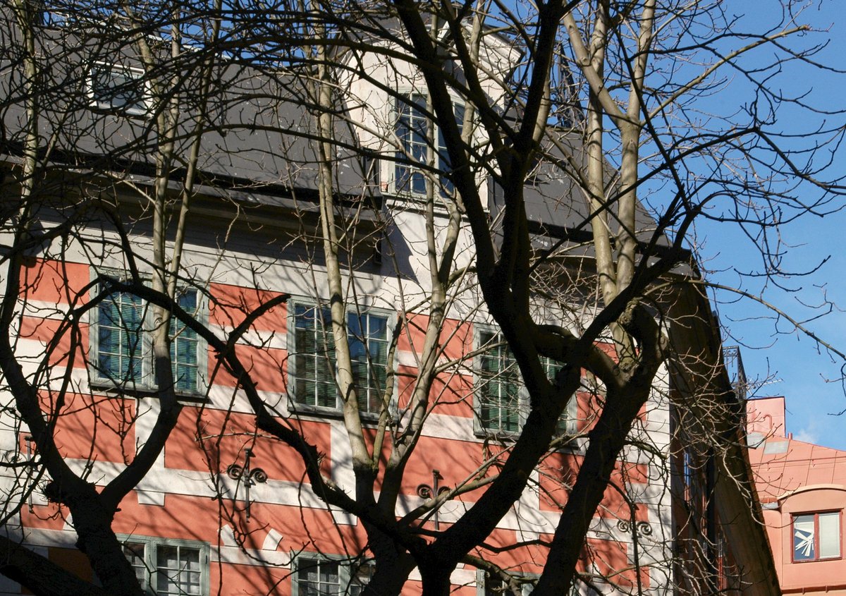 Bartelska and Törneska houses seen from Brända Tomten in Stockholm