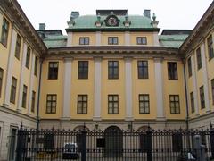Bååtska palatset historic palace on Blasieholmen in Stockholm Sweden