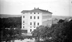 Carolina Rediviva University Library building in Uppsala, 1860s view