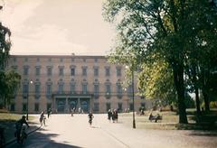 Uppsala University historic building exterior in Uppsala city Sweden