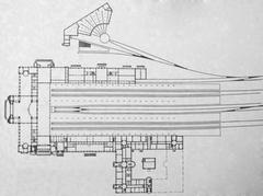 Original floor plan of Helsinki Central Railway Station