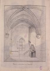 Interior view of the Tower of Hercules in the Convent of Santo Domingo el Real